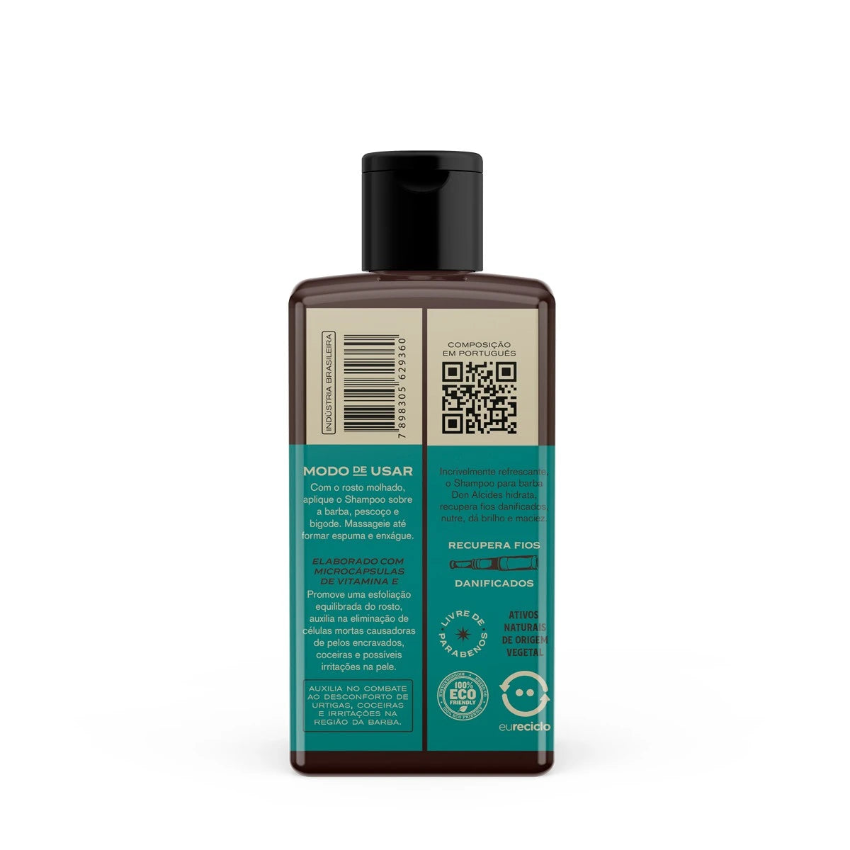 shampoo para barba don alcides calico jack 120ml