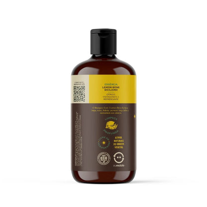 SHAMPOO PARA CABELO 2 EM 1 DON ALCIDES LEMON BONE 230ML