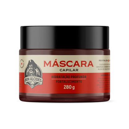 Máscara capilar masculina Don Alcides Barba Negra - hidratação & nutrição intensa
