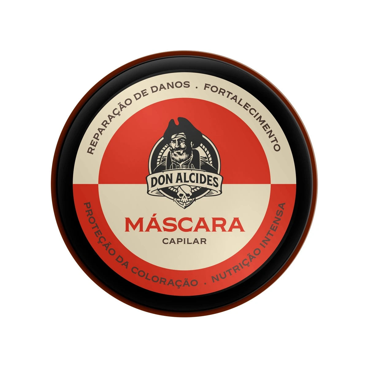 máscara capilar masculina don alcides barba negra - hidratação & nutrição intensa