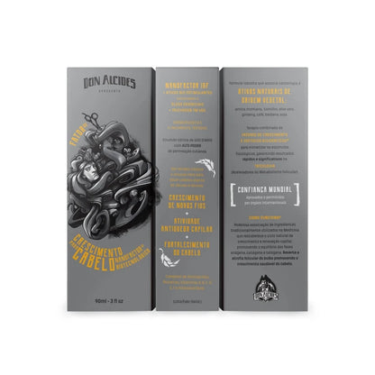 FATOR DE CRESCIMENTO PARA CABELO NANOFACTOR IGF BIOTECNOLÓGICO DON ALCIDES 90ML