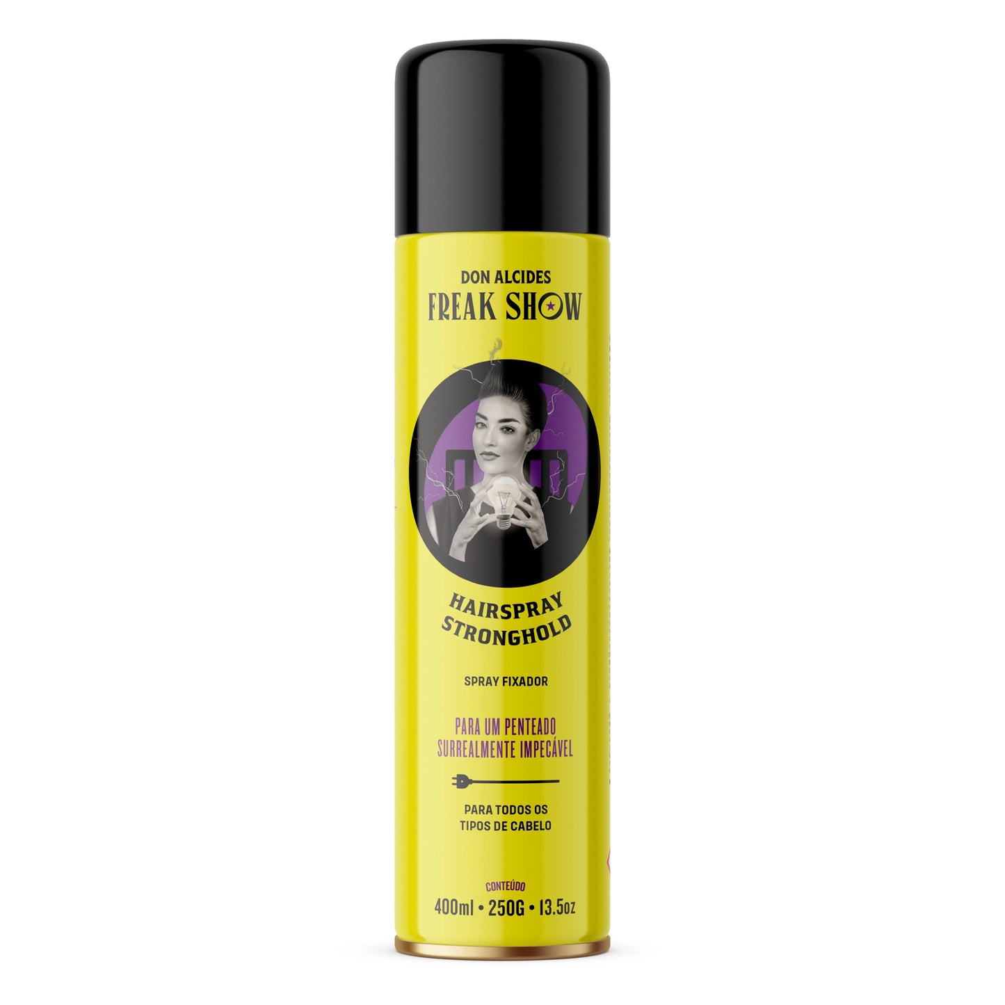 hairspray fixador strong hold don alcides freak show 400ml