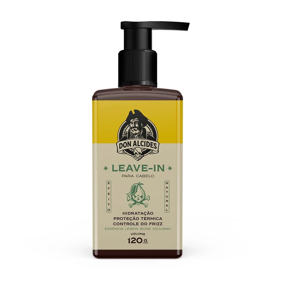 leave-in para cabelo masculino don alcides lemon bone 120g