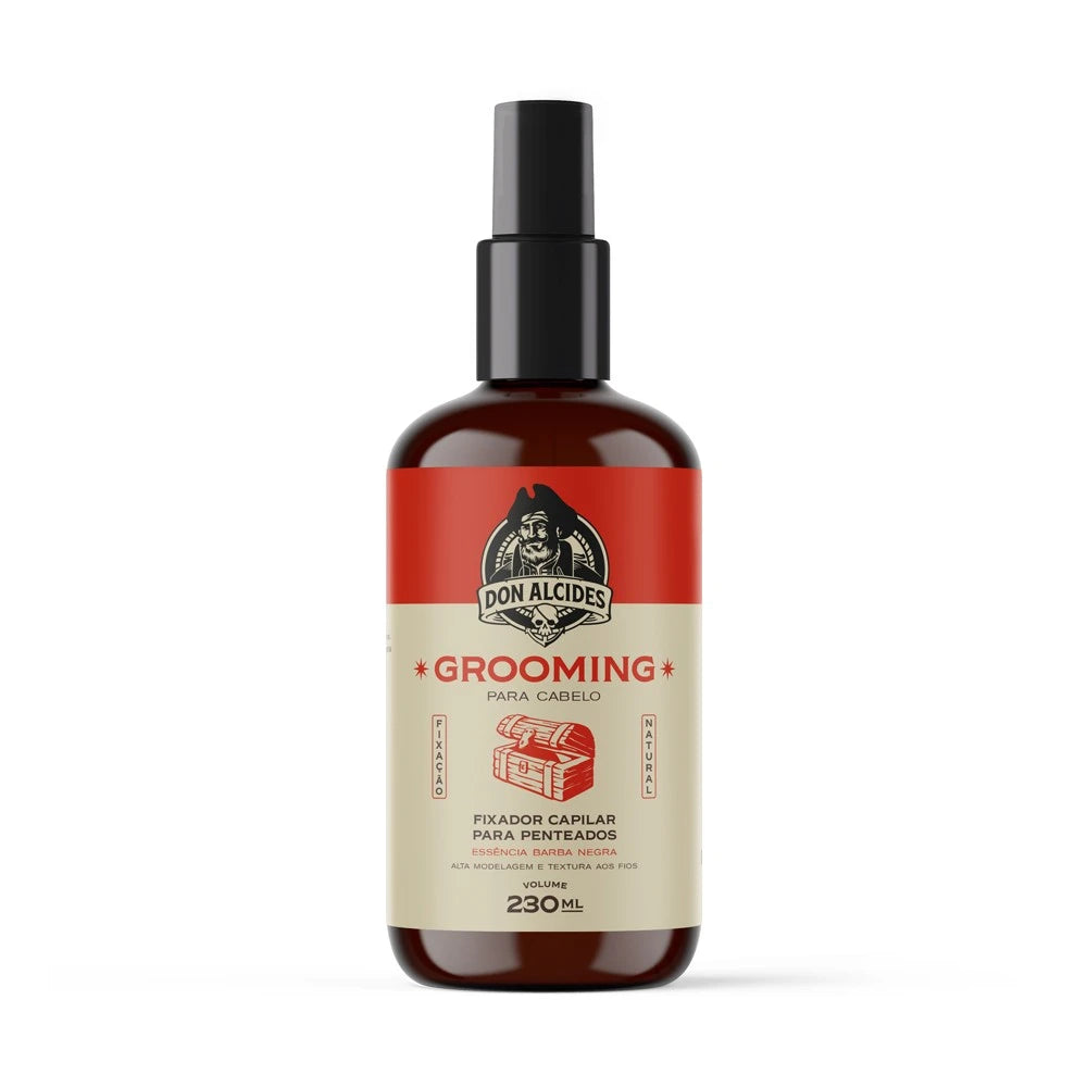 grooming para cabelo don alcides barba negra 230ml