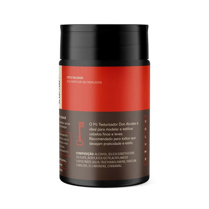 Pomada modeladora em pó Don Alcides Barba Negra 10g