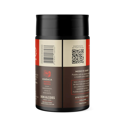 Pomada modeladora em pó Don Alcides Barba Negra 10g