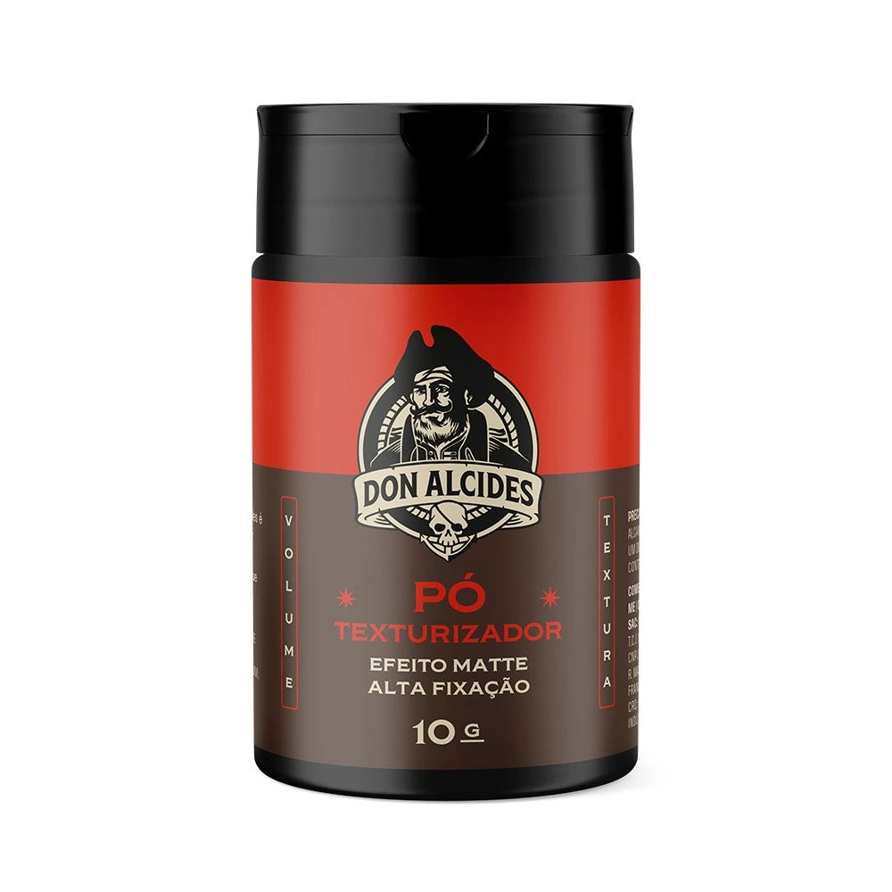 pomada modeladora em pó don alcides barba negra 10g