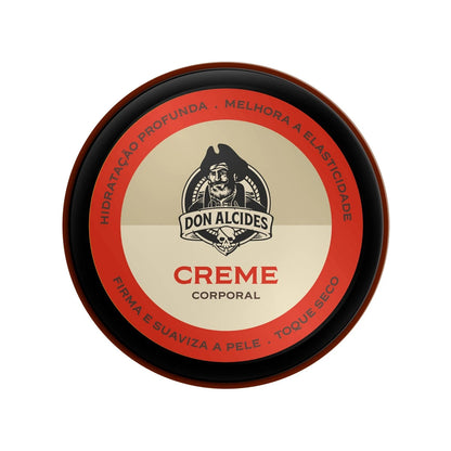 Creme hidratante corporal masculino Don Alcides Barba Negra 280g