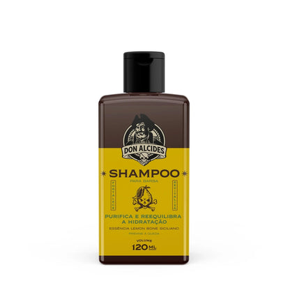 SHAMPOO PARA BARBA DON ALCIDES LEMON BONE 120ML